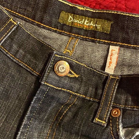 David Kahn Womens Size 2 Straight Leg Distressed Gray Jeans - Picture 5 of 5